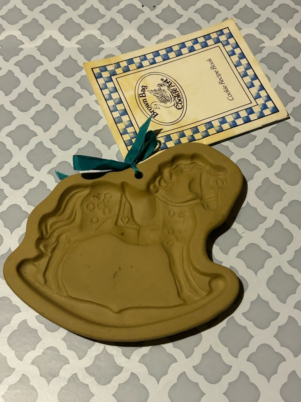 Brown Bag Cookie Rocking Horse Mold - Tan